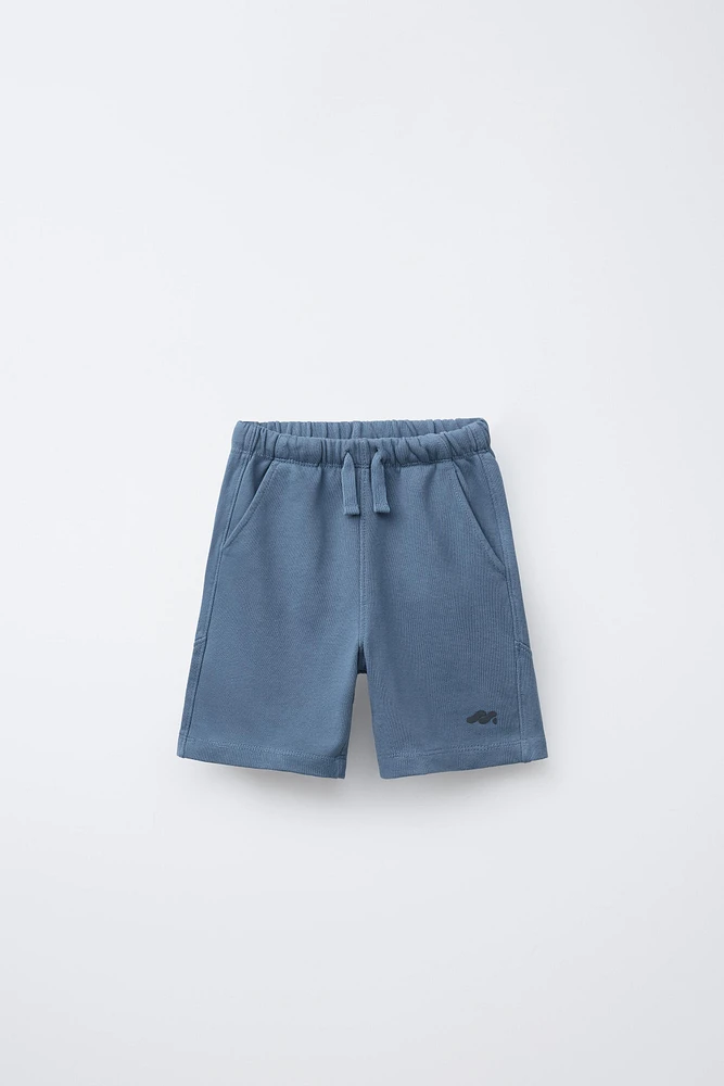 PLUSH LOGO SHORTS