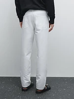 Pantalon tapered coton