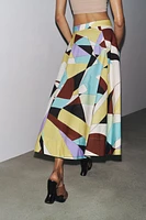 JUPE MIDI IMPRIMÉE ZW COLLECTION