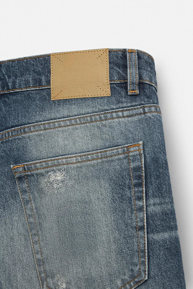 STRAIGHT ANKLE FIT JEANS