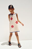 FLORAL KNIT DRESS