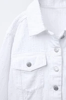 VESTE EN JEAN EFFET USÉ