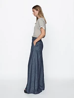 Jean super large taille haute