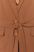 VESTE OVERSIZE À CEINTURE