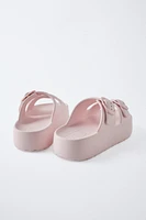 PLATFORM BUCKLE POOL SLIDES
