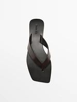 Sandales cuir entre-doigts