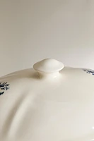 FLORAL EARTHENWARE TUREEN
