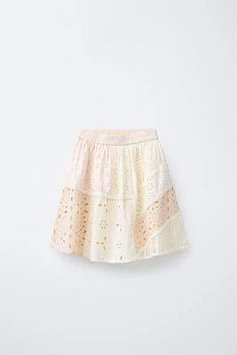 JUPE PATCHWORK BRODERIE SUISSE
