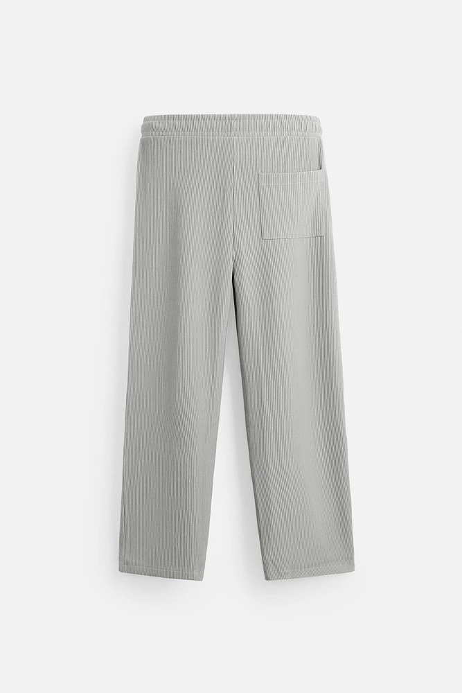 TEXTURED JOGGER PANTS