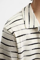 STRIPED JACQUARD SHIRT