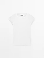 T-shirt manches courtes raglan en coton