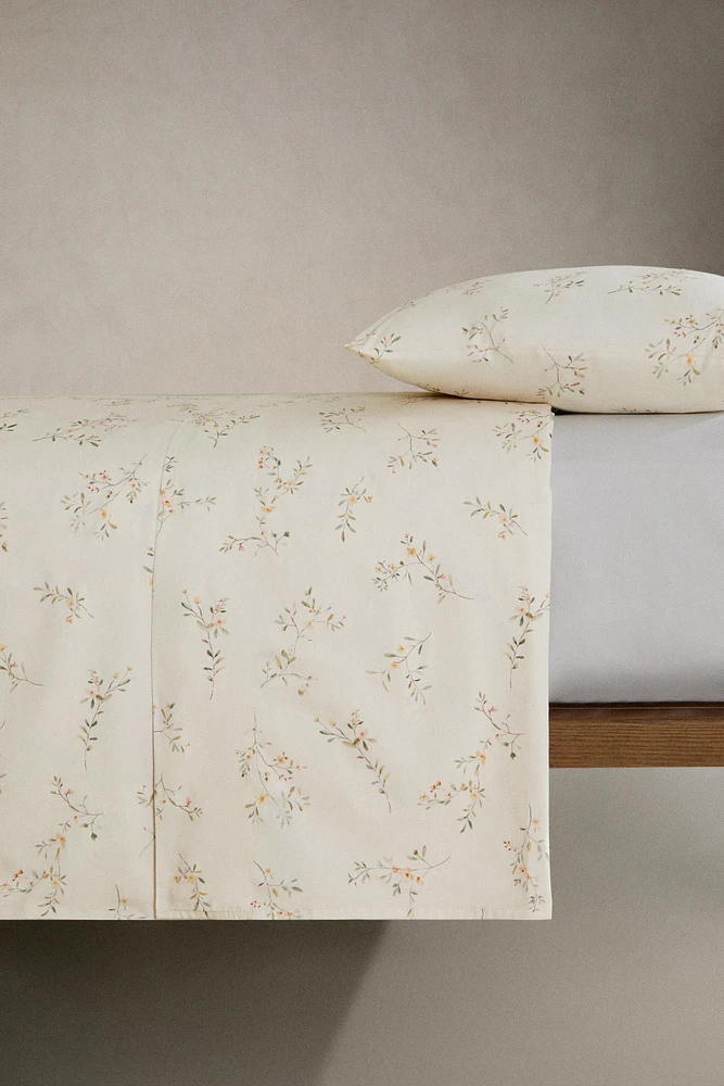 MINI FLORAL PRINT SATEEN DUVET COVER