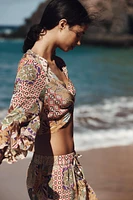 PRINTED CROP TOP