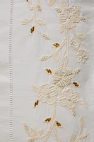 PILLOWCASE WITH FLORAL EMBROIDERY