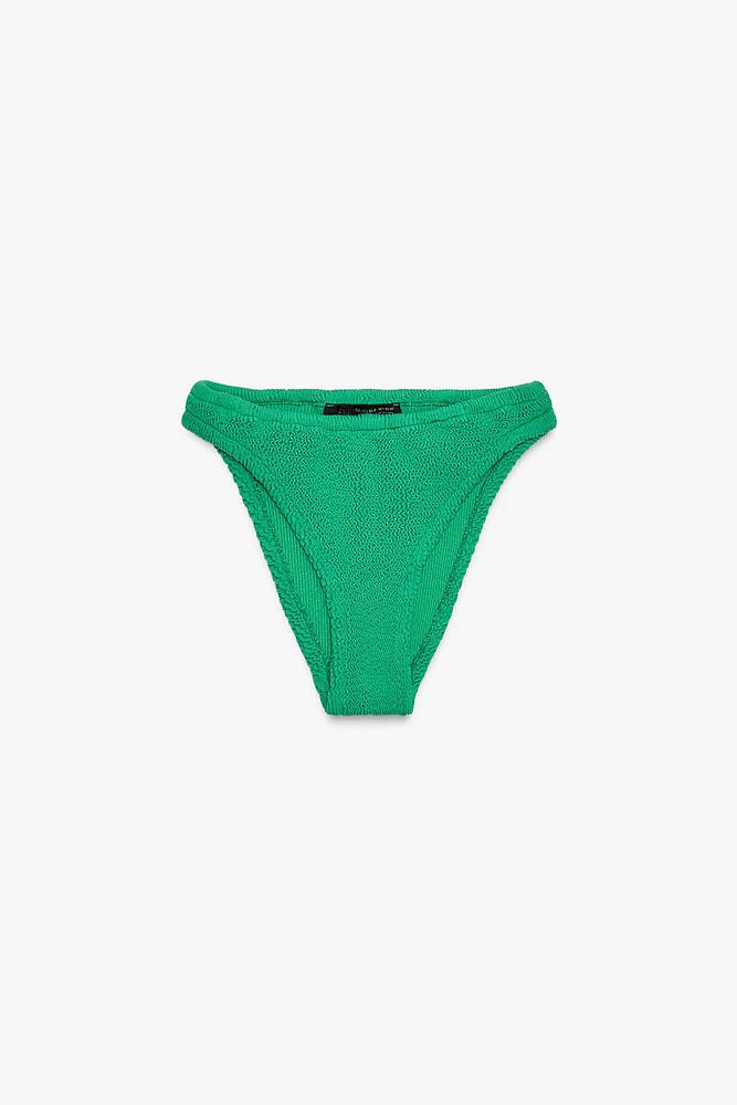 CULOTTE DE BIKINI TEXTURÉE