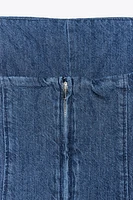 TRF DENIM MIDI DRESS
