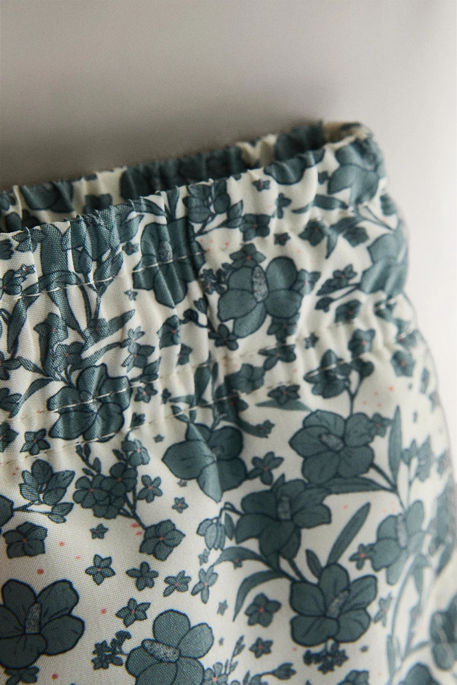 CHILDREN’S TROPICAL FLORAL BEACH SWIMSUIT