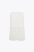 JUPE MIDI SEMI-TRANSPARENTE ZW COLLECTION