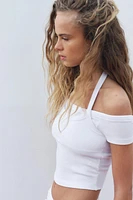 DOUBLE CROP TOP
