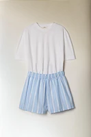 STRIPED PAJAMA SET