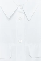 CHEMISE COURTE OXFORD