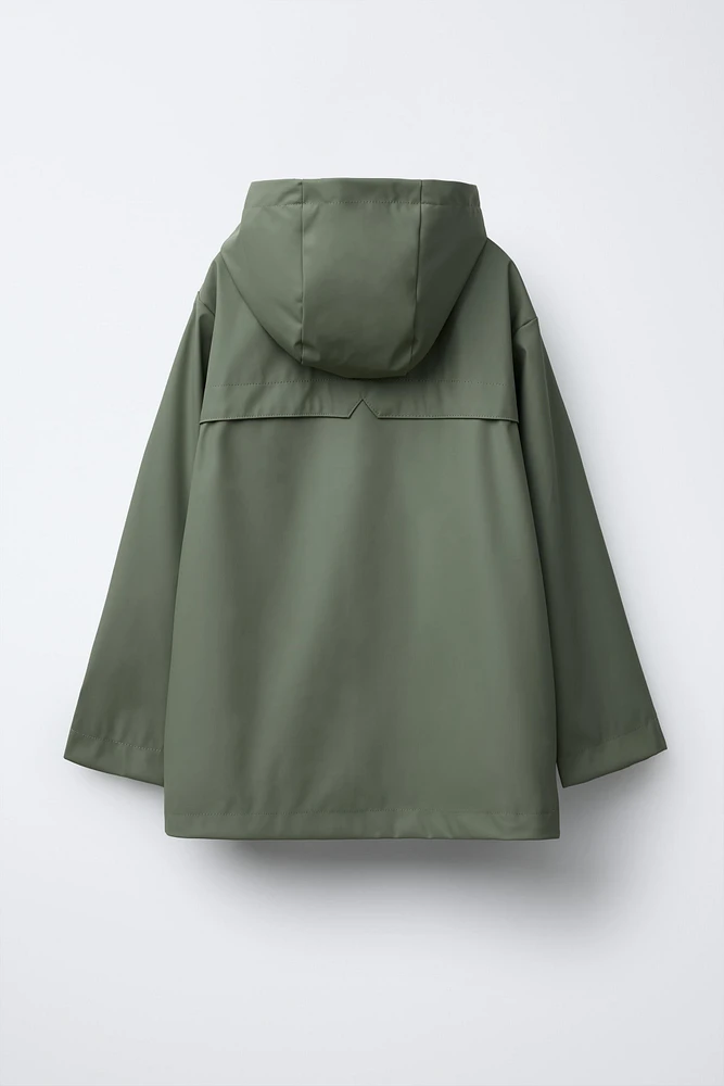 RUBBERIZED WATER REPELLENT PARKA