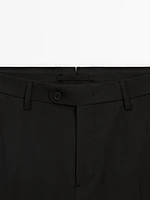 100% wool suit trousers