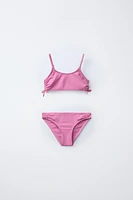 6-14 YEARS/ BOW SPARKLE BIKINI