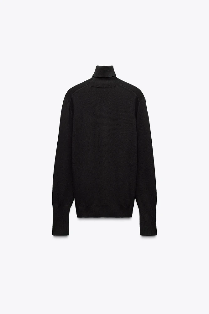 BASIC BUTTONED KNIT SWEATER