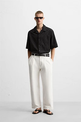 GEOMETRIC EMBROIDERED SHIRT