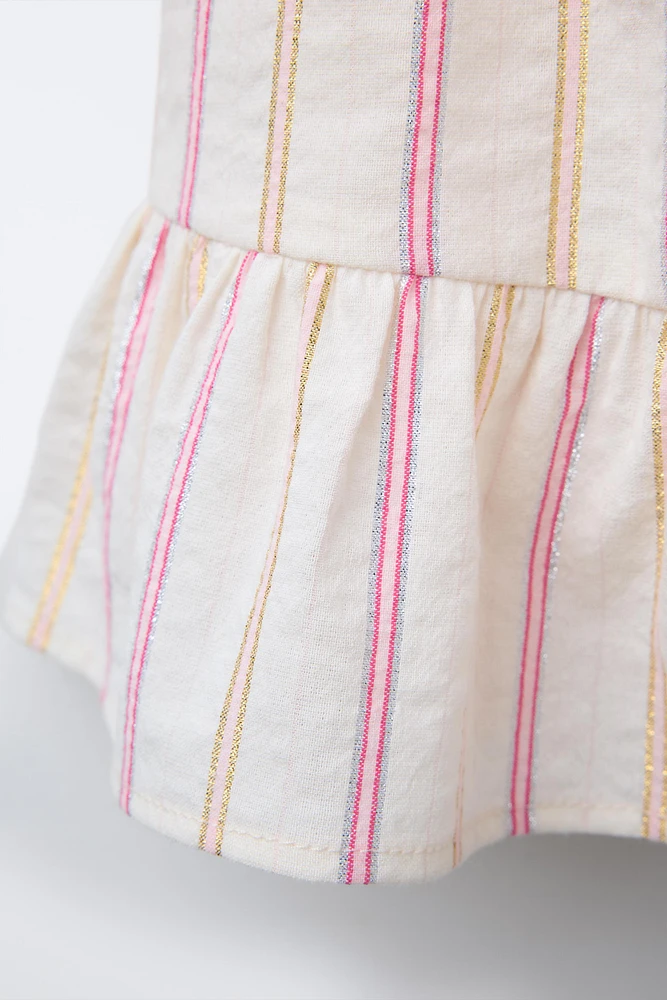 ROBE À RAYURES BRILLANTE