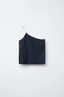 CITY TEXT RIB TOP