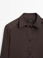 Chemisier fluide satin