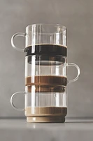 BOROSILICATE GLASS CUP TOWER (SET OF 4)