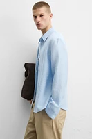 TEXTURED REGULAR FIT SHIRT