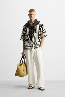 COMBINATION PRINT SHIRT