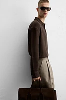 TEXTURED POLO SHIRT