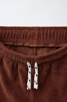 PANTALON EN TISSU ÉPONGE