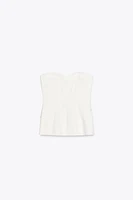 HAUT BUSTIER SATINÉ