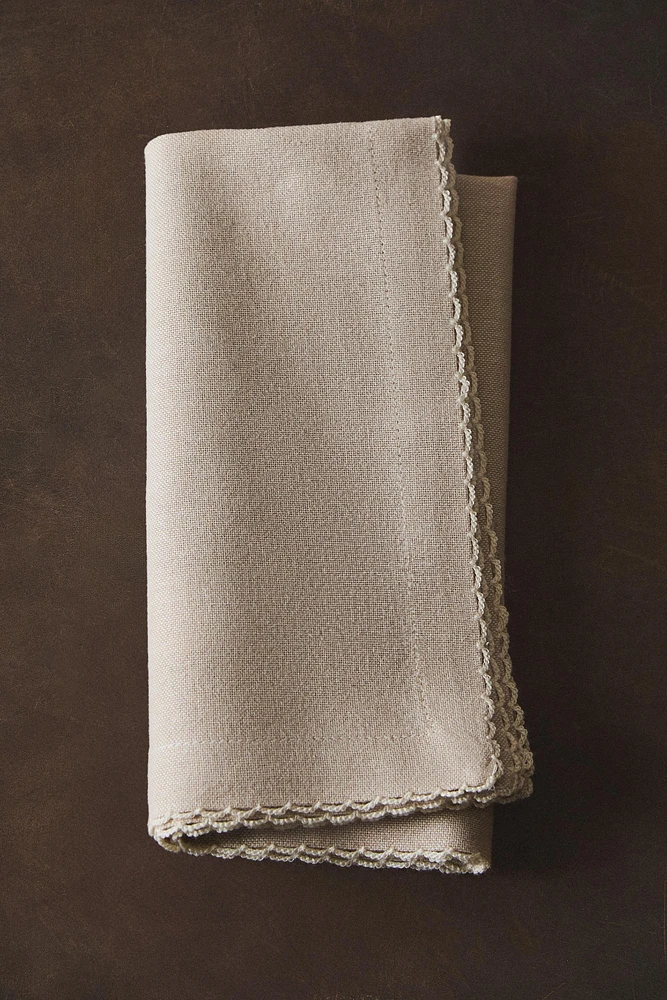 SERVIETTES DE TABLE ONDES