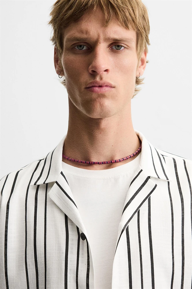 FLOWY STRIPED SHIRT