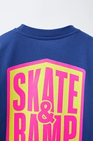 RAISED TEXT T-SHIRT