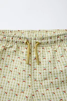 6-14 YEARS/ CHERRY SWIM SHORTS