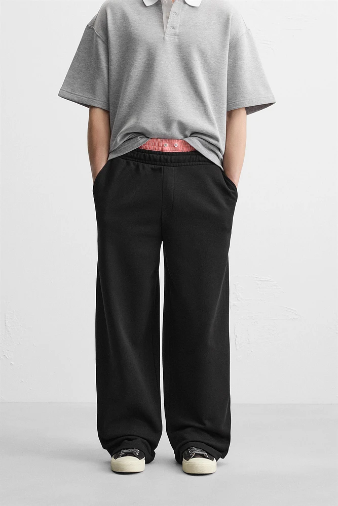 WIDE FIT JOGGER PANTS