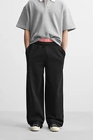 WIDE FIT JOGGER PANTS