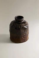 TEXTURED CERAMIC VASE