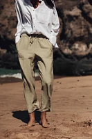 PANTALON À TAILLE ÉLASTIQUE
