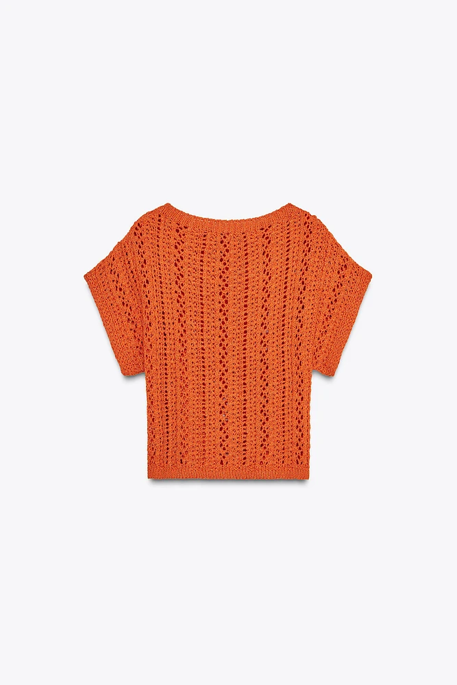 KNIT CROP TOP