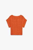 KNIT CROP TOP