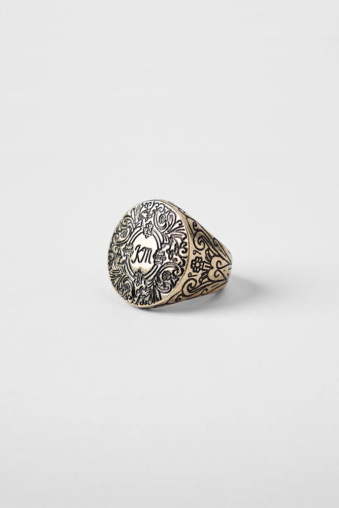 2-PACK OF SKULL-HEWN RINGS KATE MOSS X ZARA